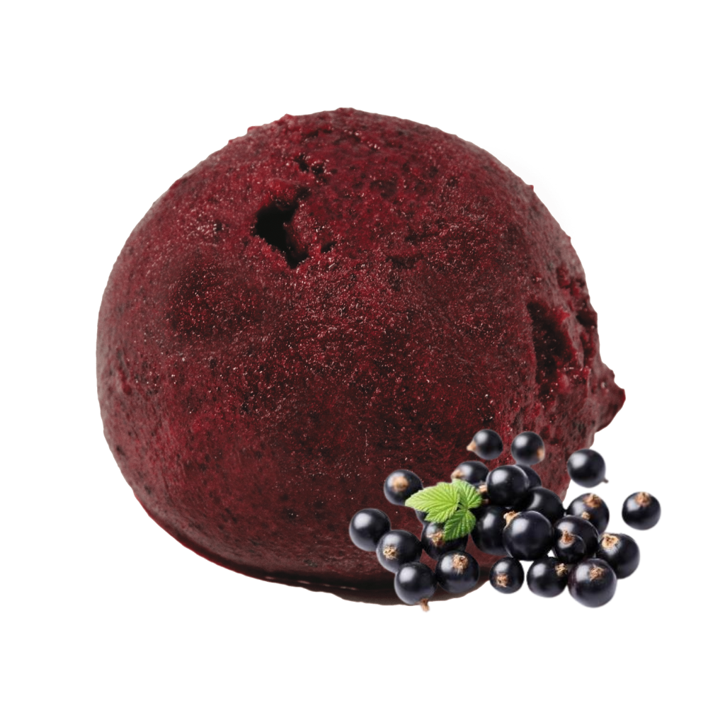 Glace de Lyon - boule de glaces - parfum Cassis noir - glace cassis noir - glace fabriquée en France - crème glacée - glace artisanale - made in France - sorbet aux fruits - sorbet plein fruits - glace au fruits - isere - RHF - RHD - gourmets - glaces artisanales - cassis noir de bourgogne